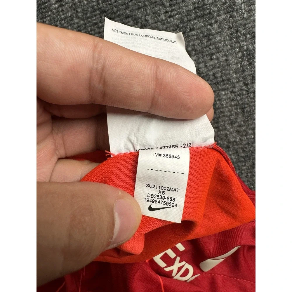 Womens 2021 Nike Liverpool Home Soccer Jersey Red, Size XS